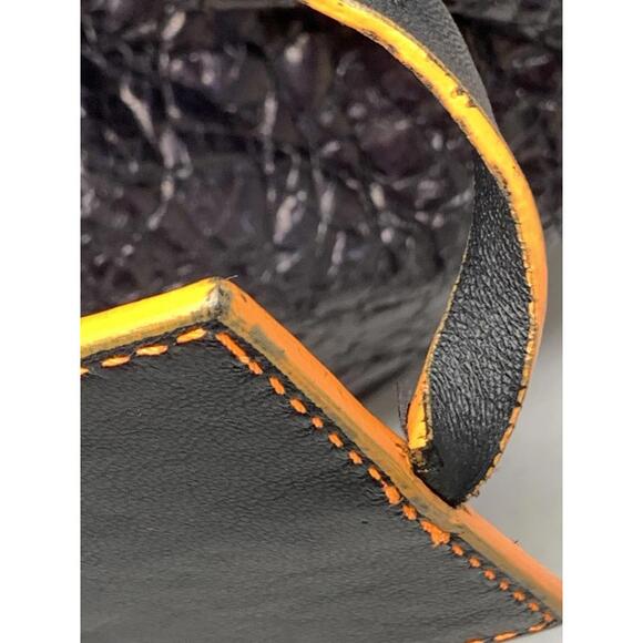 Moschino Cheap And Chic Pebble Leather Bucket Shoulder Bag P144 - Picture 12 of 15